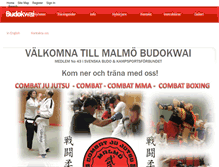 Tablet Screenshot of malmobudokwai.se